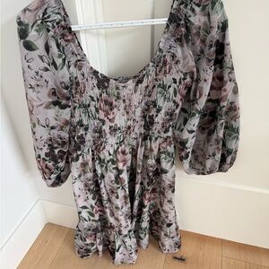 Saltwater LUXE Floral Lane Mini Dress